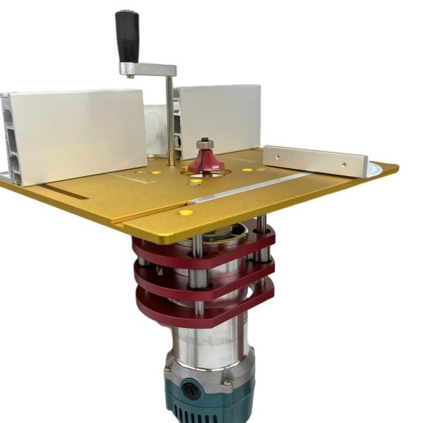 Router Lift Kit Aluminium Router Plåt för 65mm Diameter Motorer