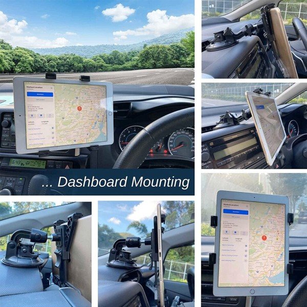 Xnyocn Tablet Bil Holder Stativ Til iPad Air 1 2 Mini 2 3 4 Pro 9.7 10.5 Universal Forrude Bil Mount