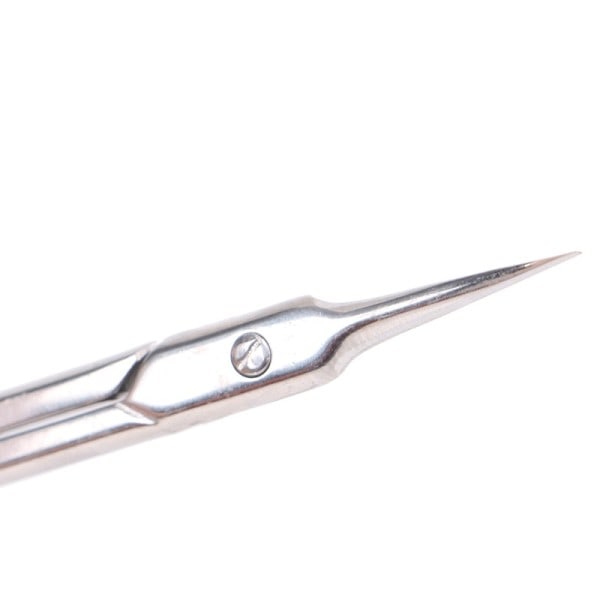 Cuticle Nipper Rustfrit Stål Buet Tip Tynd Klingen Neglebånd Saks Negleklippere