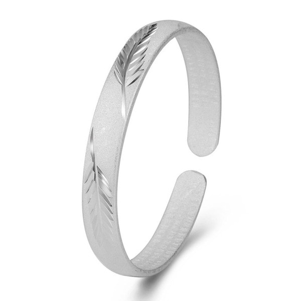 Blad Design Platin Platin Hun Bangle