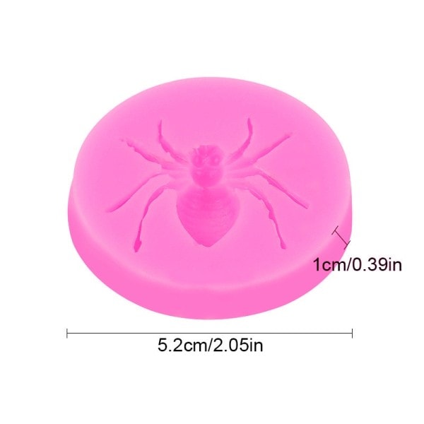 Edderkopp Shape Fondant Kake Silikon Mugg