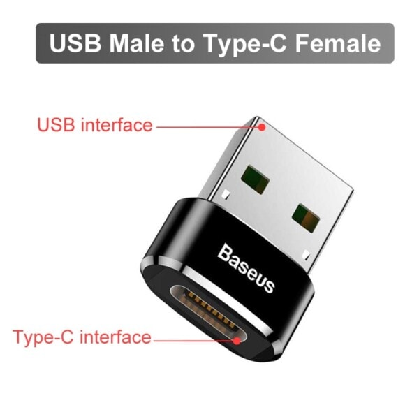 USB-C Hane Till Micro USB Typ-c Kvinna Konverterare För Macbook Samsung