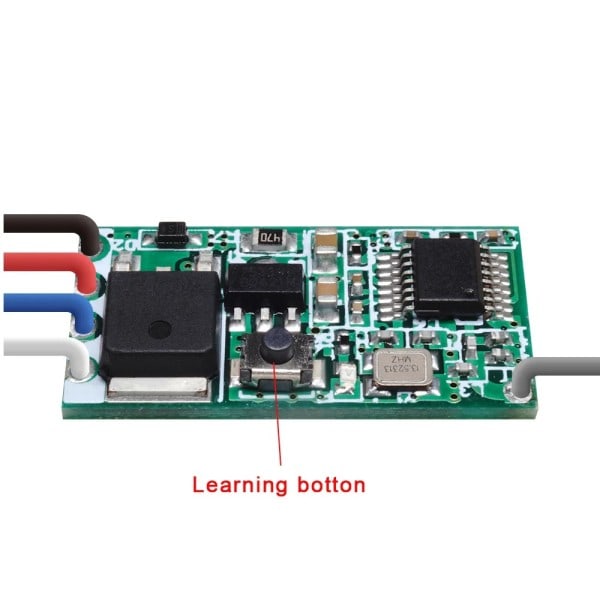 5 bitar 433,92Mhz Universal Trådlös DC 3,6V-24V Fjärr Kontroll Switch
