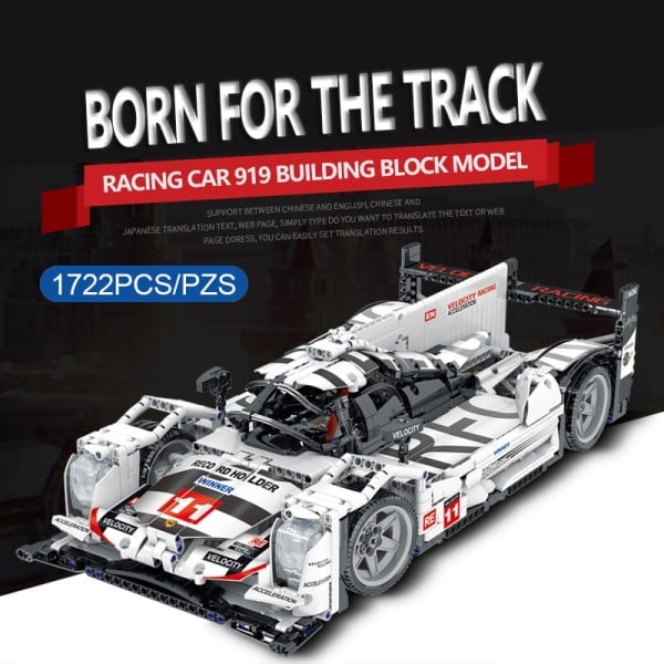 Teknisk Kända Super Racing Bil Bygg Block MOC Statisk Modell Klossar Barn Montering Fordon Set