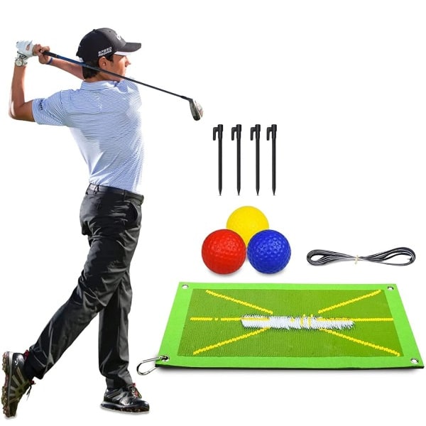 Golf trening matte for sving deteksjon slagting bane tilbakemelding øving slå matter trening hjelp