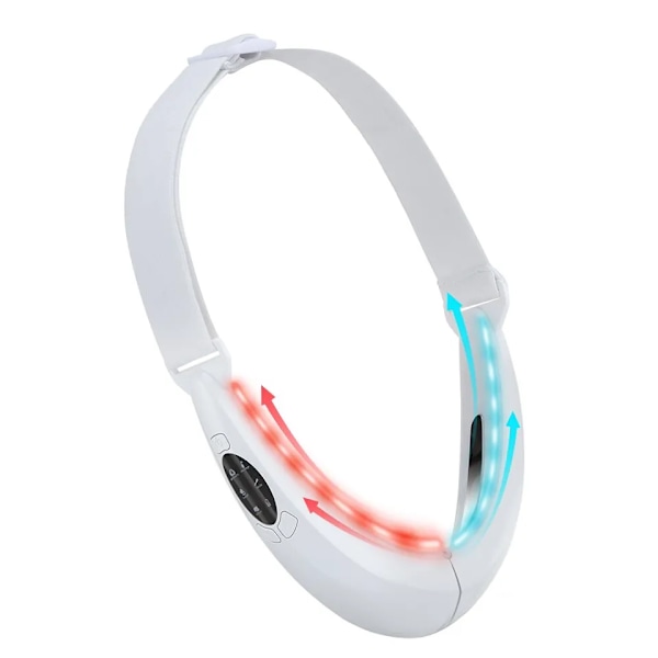 Face Lifter V-Line Up Face Lifting Belt Face Slimming Vibration Massager LED Display
