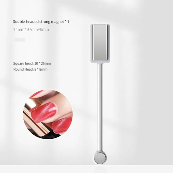 Bästa kvalitet 4 delar Multi Funktionell Nagelkonst Magnet Sten Mönster Absorberande Nagel Gel Kristall Magnetisk Bar Nagel Enhancement Verktyg