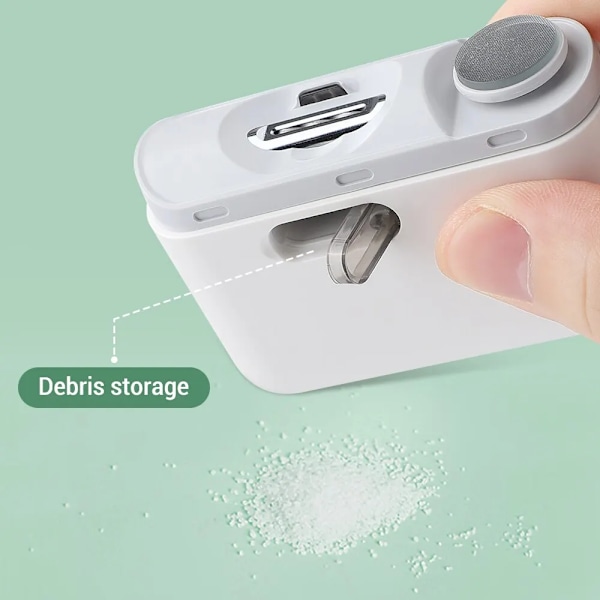 Bästa kvalitet Intelligent Automatisk Elektrisk Nagelklippare Multifunktion Nagel Slip Nagel Polering USB Laddning