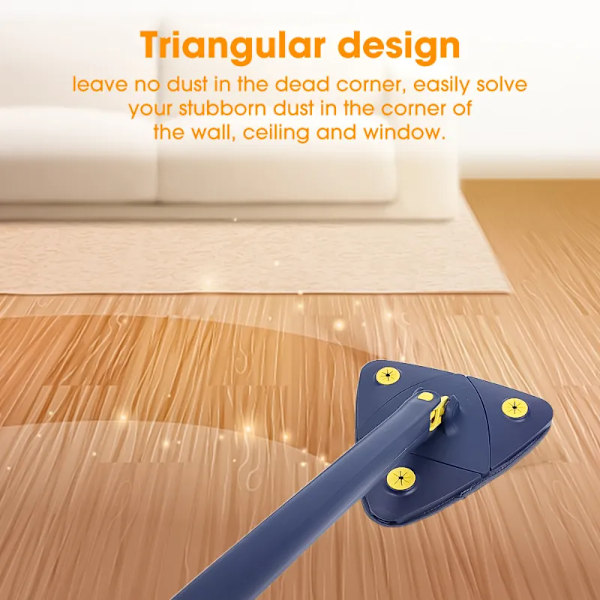 10 bitar Triangel Mikrofiber Tuk Damm Mopp Ersättning Huvud kuddar Stort Glas Rengöring Mikrofiber Sopning trasor