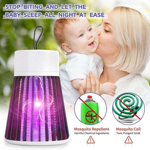 Sähkö Shock Mosquito Killer Lamp USB Fly Trap Zapper Hyönteisten tappaja karkottava Anti Mosquito trap