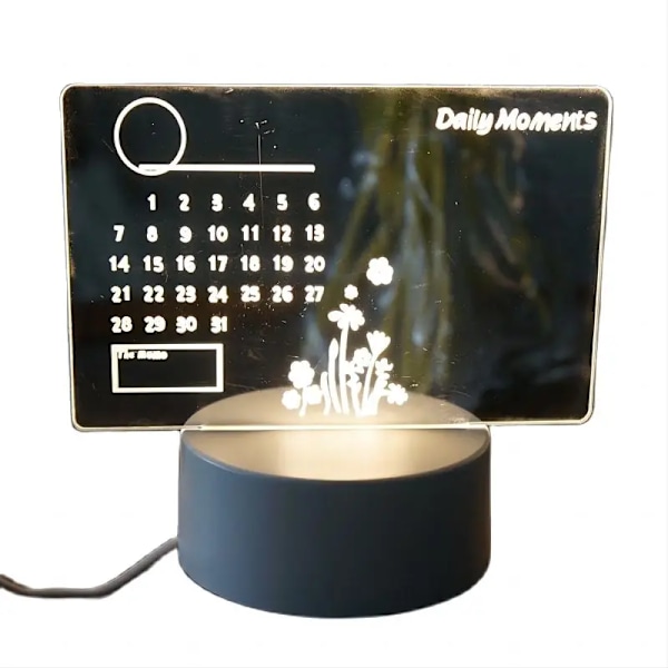 Creative LED Note Board Natt Light USB Rewritable Message Board