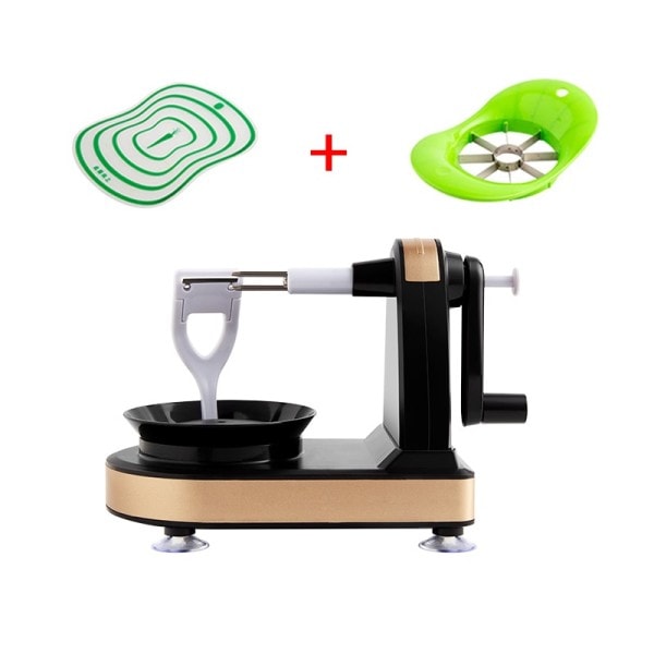 Handvevad Multifunktionell Äppel Peler Machine Home Fruit Peeler Med Apple Slicer Corer Cutter