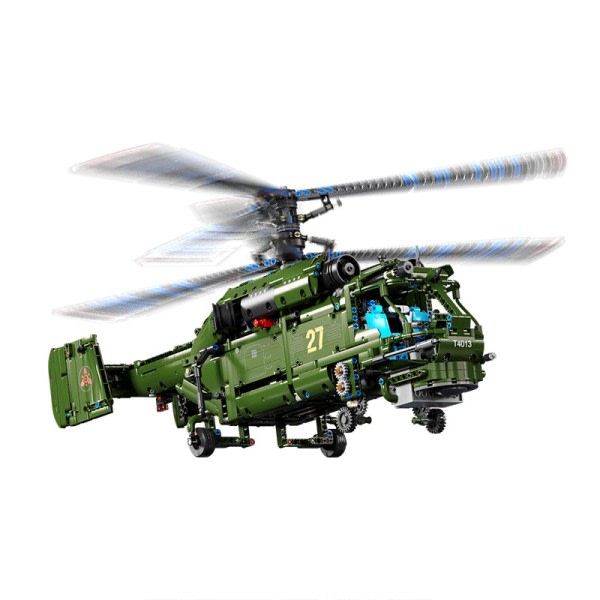 Kard 27 helikopter Militær Fly T4013 Angreb Helikopter Byggeklodser Væbnede Soldater Fly
