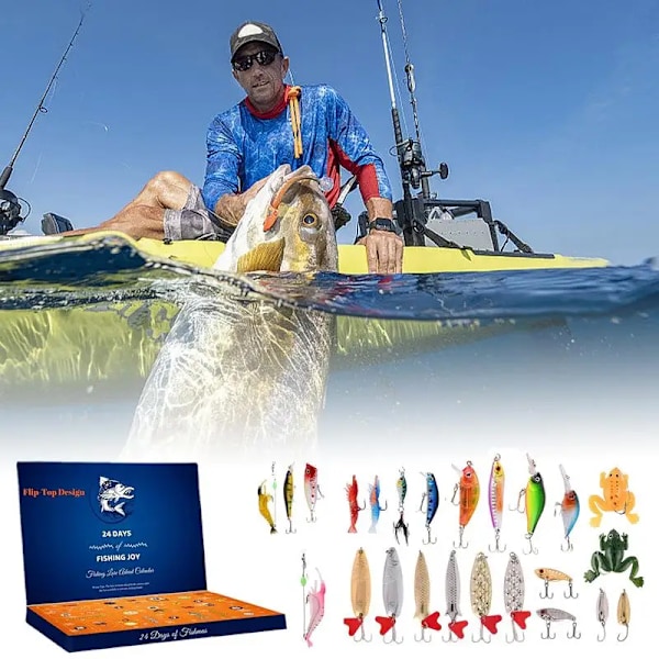 2024 Fiske Tackle Advent kalender 24 dagar jul advent kalender