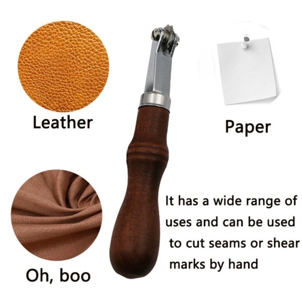 Leathercraft Spacer Verktyg Spacer Embossing System Set Sömnad Stygn Spacer Stygn Hjul Markering Verktyg