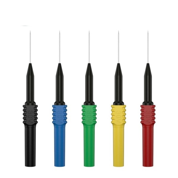 5st Test Sond Full Isolering Säkerhet Piercing Test Pin Icke-förstörande Puktur Nålar Set