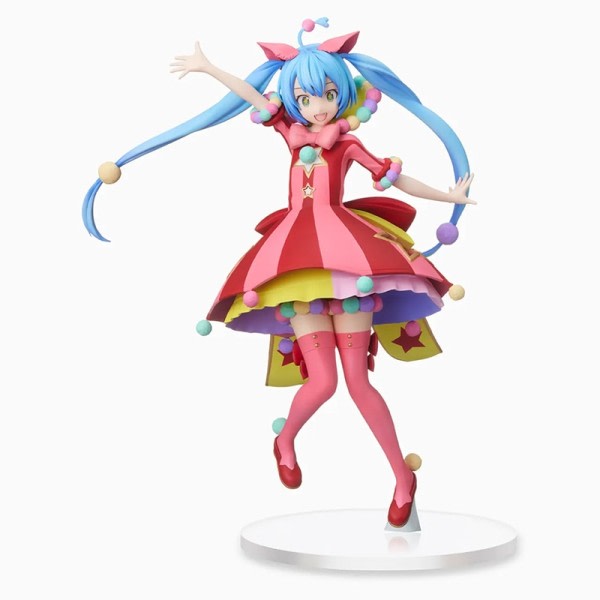 Figur Hatsune Miku Sega Feat Anime World Project Color Scen Dekorera Bil Ornament Japansk Kawaii Doll