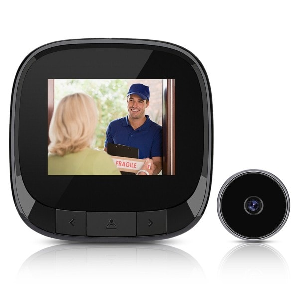 2,4 tum Kamera Dörrklocka Digital Titthål Smart Kamera HD Hem Elektronisk Kitthål Viewer Utomhus Visuell Dörrklocka