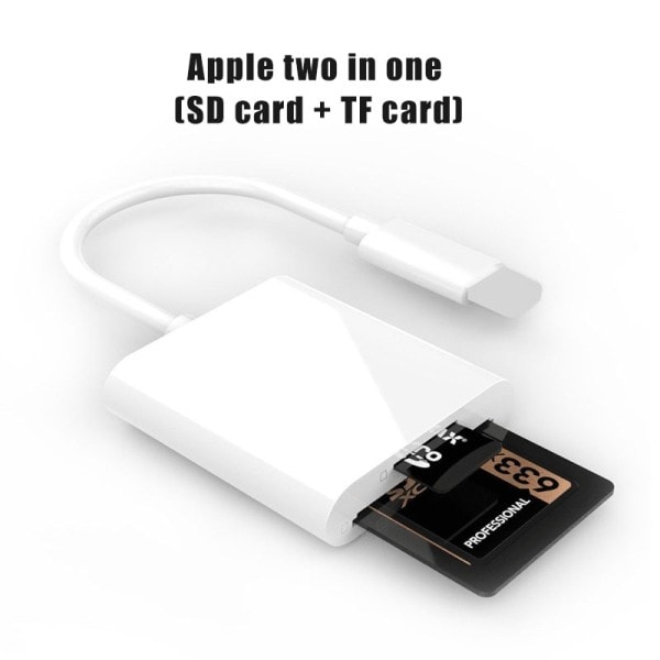 2In1 SD TF Memory Card Adapter SD Card Reader Data Converter