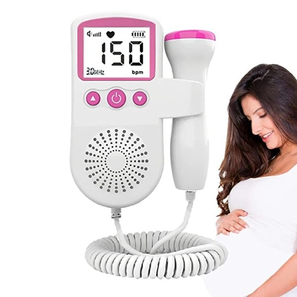 Husstand Doppler Foster Hjerte Rate Monitor for Baby Graviditet Hjerteslag detektor