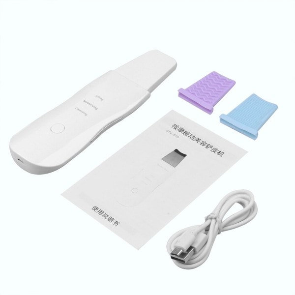 Vibration Ansikte Hud Scrubber Blackhead Remover Ansiktsbehandling Por Cleaner