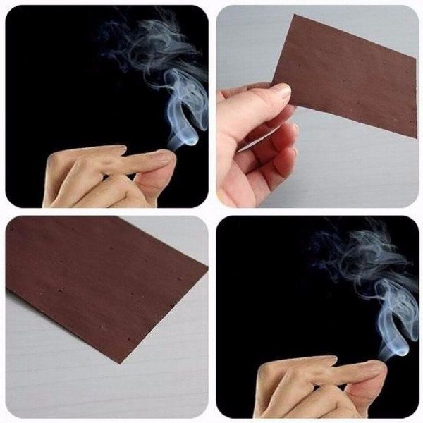 Cool CloseUp Magic Trick Finger Smoke Helvete Smoke Scen Stuffs Fantasy Props Coil Papper