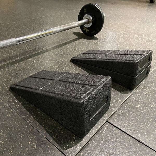 Squat Wedge Block Justerbar Non Slip Squat Ramp Marklyft Kil Val Bår Slutt Bräde
