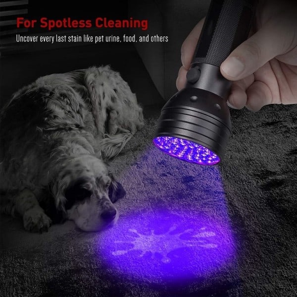 Høy kvalitet Sort Lys UV Lys 51LED UV Lys 395-400nm LED UV Lommelykt lommelykt lys lampe sikkerhet UV deteksjon