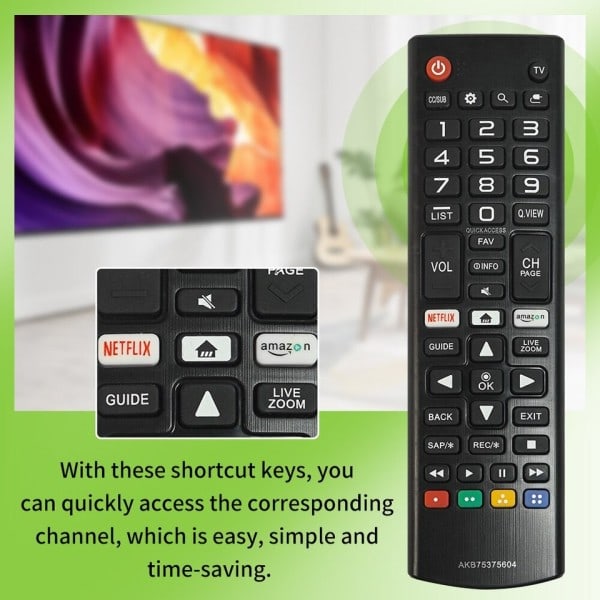 Fjärrkontroll Fit for LG SMART TV 43UK6300PUE 32LK610BPUA 49UK6300PUE 55UK6300PUE