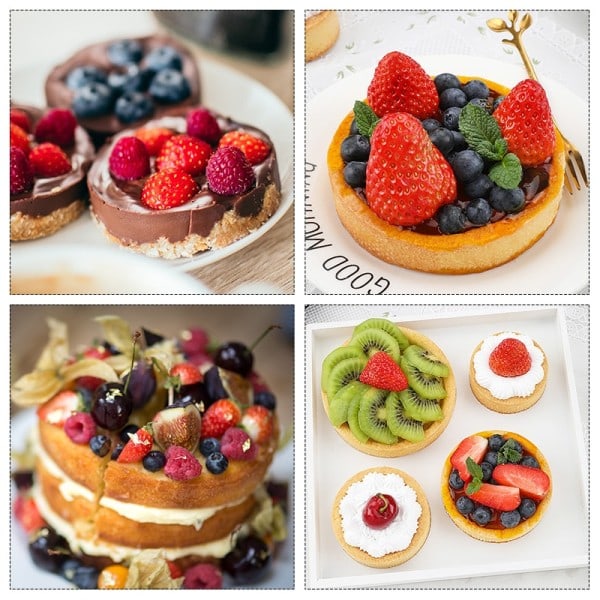 Rustfritt stål Terte Mugg Ring Tartlet Kake Mousse Mopper Cookies Pay Circle Cutter