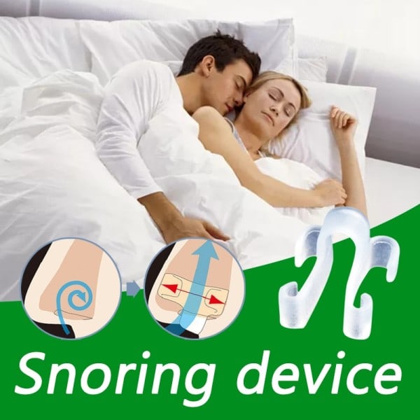 Sömn Hjälp Hälsosam Vård Anti-Snarkning Enhet Snark stopp Anti-Snarkning Apné Näsa Andas Klämma