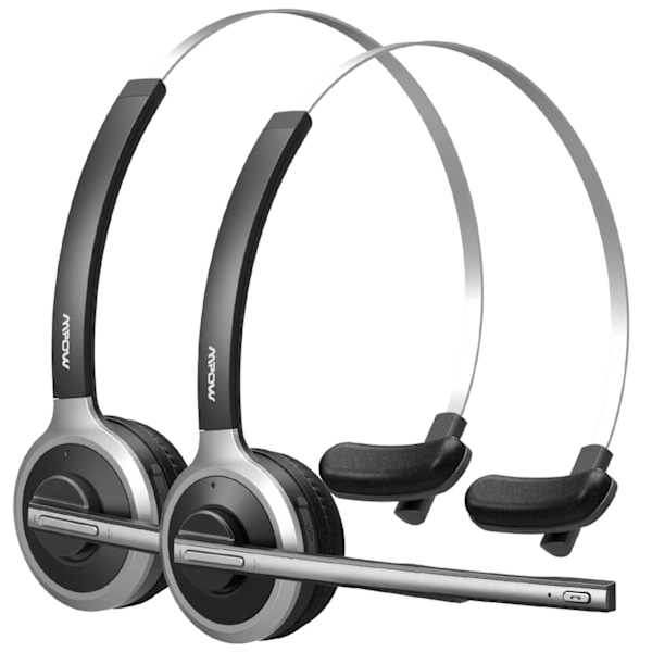 2 pack Mpow M5 Bluetooth V5.0 Headset Trådlöst Lastbil Driver Hörlurar Handsfree Call Headset