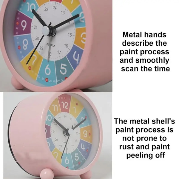 Læring Ur For Børn Analog Vækkeur Ur