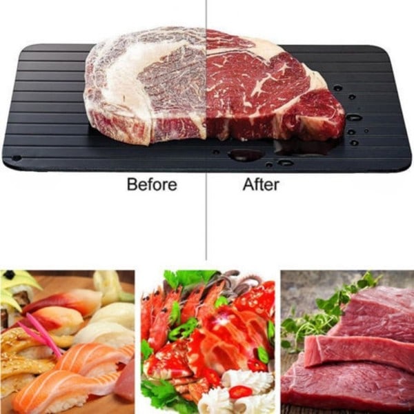 Snabb upptining bricka upptining fryst mat kött frukt snabb upptining platta