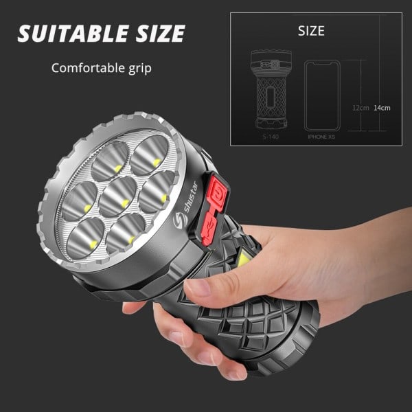 Super kirkas taskulamppu Ultra tehokas Led taskulamppu valo ladattava