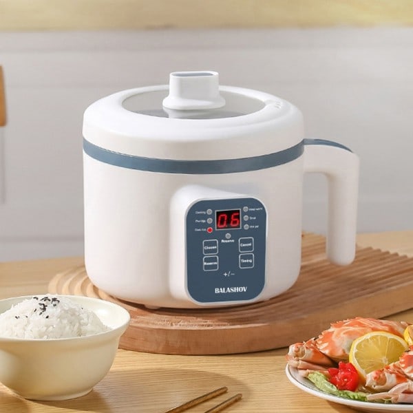 1,7L Elektrisk Riskoker Multi Cooker Non-Stick Smart Mekanisk MultiCooker