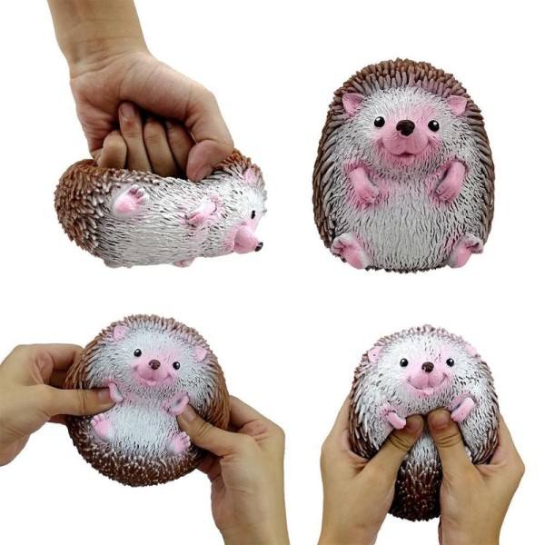 Tecknad Hedgehog Dekompression Leksaker Anti Stress Fidget Toy Squeeze Leksaker