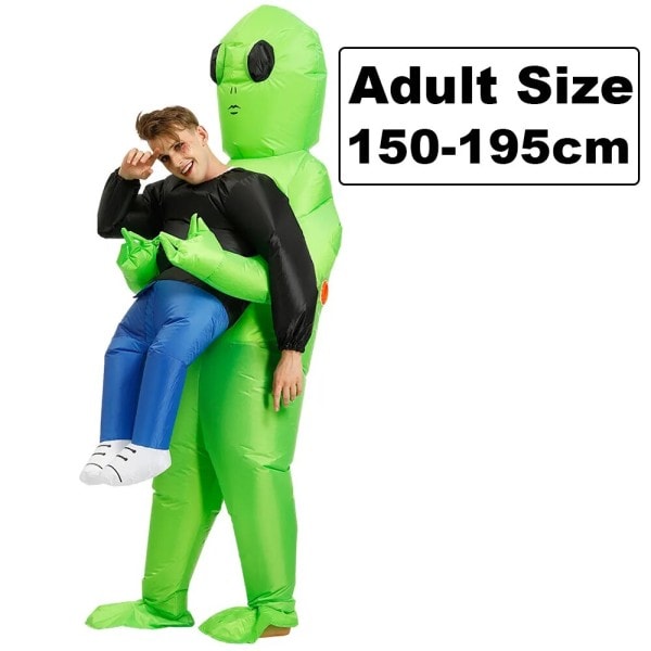 Alien oppblåsbar kostyme anime dresser kjole maskot halloween fest cosplay kostymer