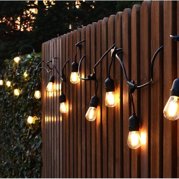 Kommerciel Grade Vandtæt Udendørs LED String Lys Pære Forbindes Festoon Have Ferie Bryllup LED Lys