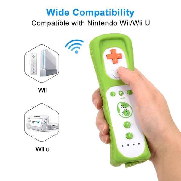 Game Controller Set Motion Plus Remote Controller Wii Remote Controller Gamepad for Nintendo Wii Games Control