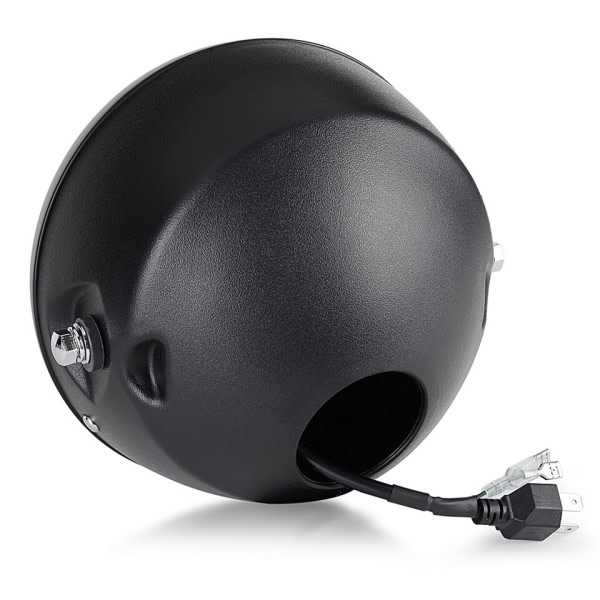 Universal Cafe Racer Rund Motorsykkel LED Hode lampe