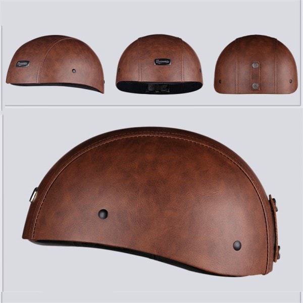 Half Face Vintage Moottoripyörä kypärä Retro Saksa Kask