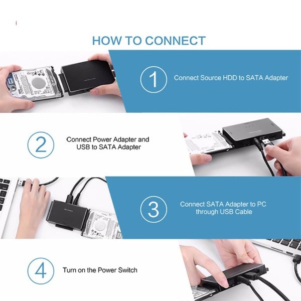 SATA USB IDE sovitin USB 3.0 Sata 2.5 3.5 kiintolevy asema HDD SSD USB muunnin