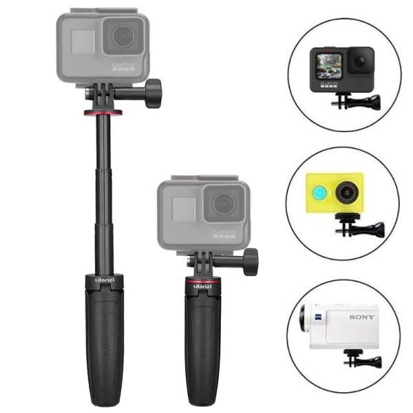 Förläng Gopro Vlog Stativ Mini Portabelt Stativ för Gopro Hero 11 10 9 8 7 6 5