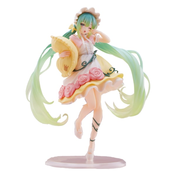 Original Taito Wonderland Pris Figur Sovende Skjønnhet Hatsune Miku Anime Figur