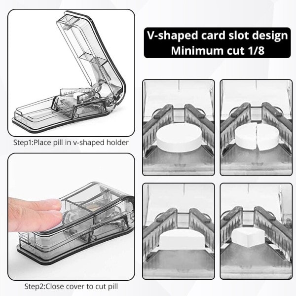 Pille Cutter Bedst Pill Cutter til Små Eller Store Piller Design Klip Vitaminer Pill Splitter