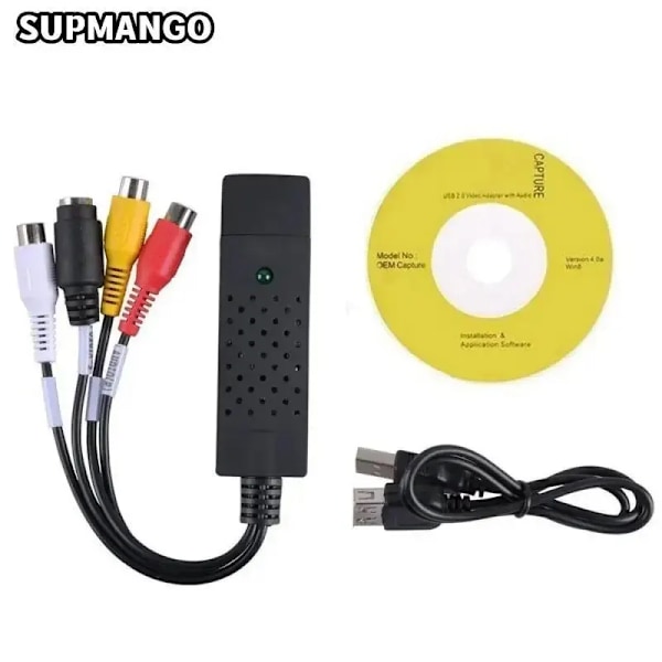 USB 2.0 Video Audio muunnin Capture Card Easy Cap Video Audio muunnin