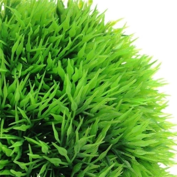 Kunstig Aquatic Plast Planter Akvarium Grass Ball Fisk Tank Ornament