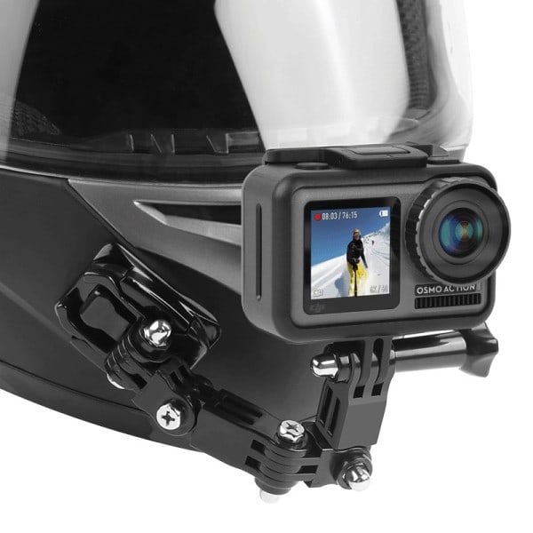 Hjälm rem fäste för Gopro Hero11 10 9 8 7 6 5 4 3 motorcykel Yi osmo Action Sport kamera fäste