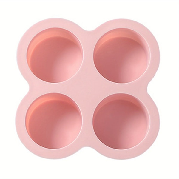 Air Fryer Ägg Mögel Rund Form Ägg Mögel 4 Cavity Non-Stick Silicon Air Fryer Ägg Panna Ägg Steamer